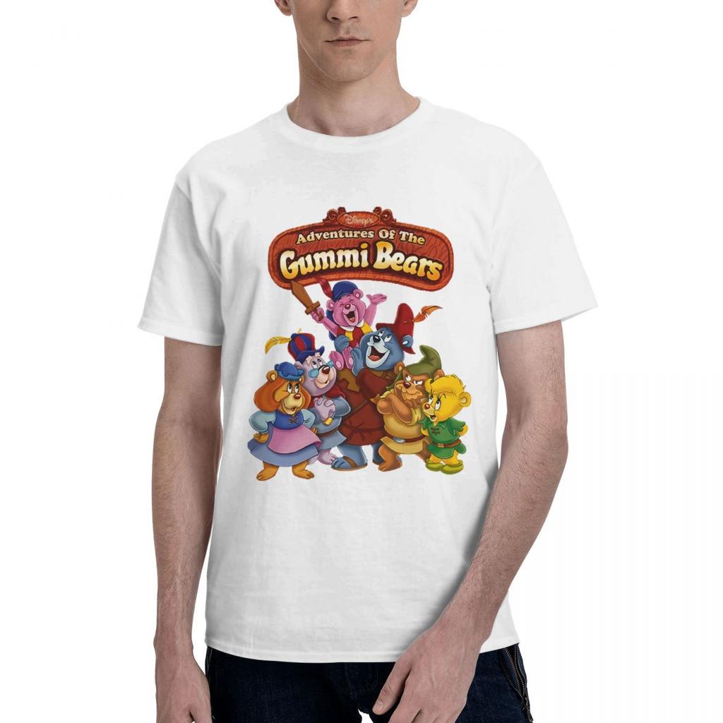 Gummi Cartoon 100 Cotton Casual Breathable Confortable Man Mens Clothing Brands Funny Shirt