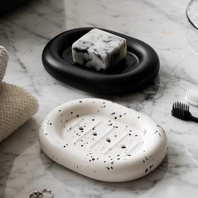 Керамическая мыльница Ins Style для ванной комнаты в отеле, бытовая мыльница высокого класса, подставка для хранения в ванной комнате со сливом, аксессуары для ванной комнаты