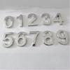 Scutcheon 5cm Plated Silver Home Decor Digits Hotel Door HOT Plaque Address Modern 1pc New Number House Sticker Plate Sign  Jewelry Accessory