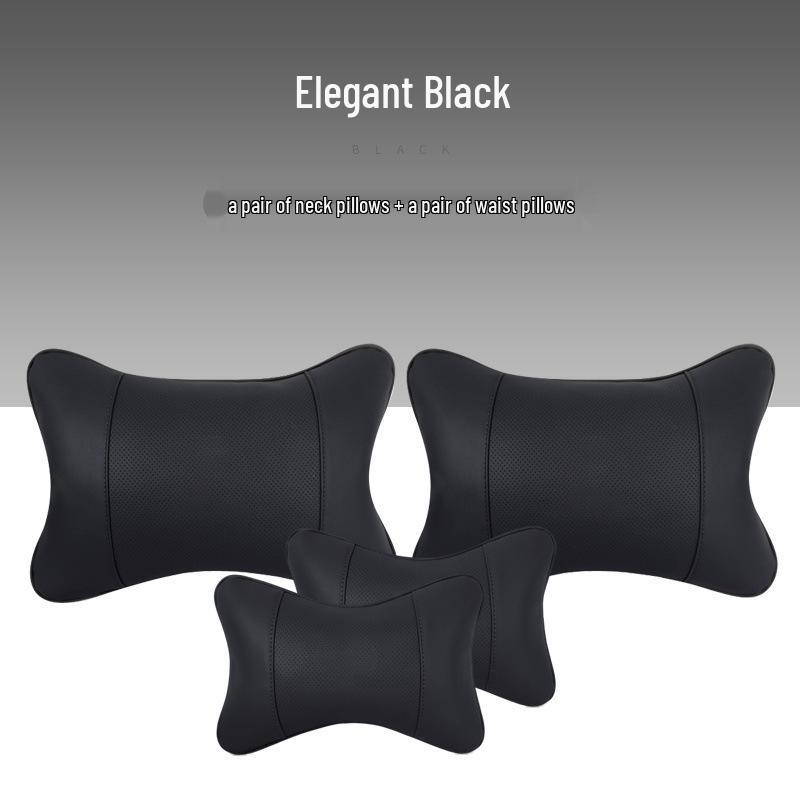 Комплект подушек для подголовника, шеи и поясницы для поддержки спины