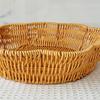 Поли плетеная корзина для хлеба имитация плетеного подноса для фруктов плетеные вручную корзины для цветов еда овощи для кухни и ресторана