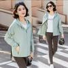 Ветровка Куртка Женская Весна Осень Пальто Женская Спортивная Досуг Верхняя Одежда Большого Размера С Капюшоном Верхняя Одежда Женские Топы
