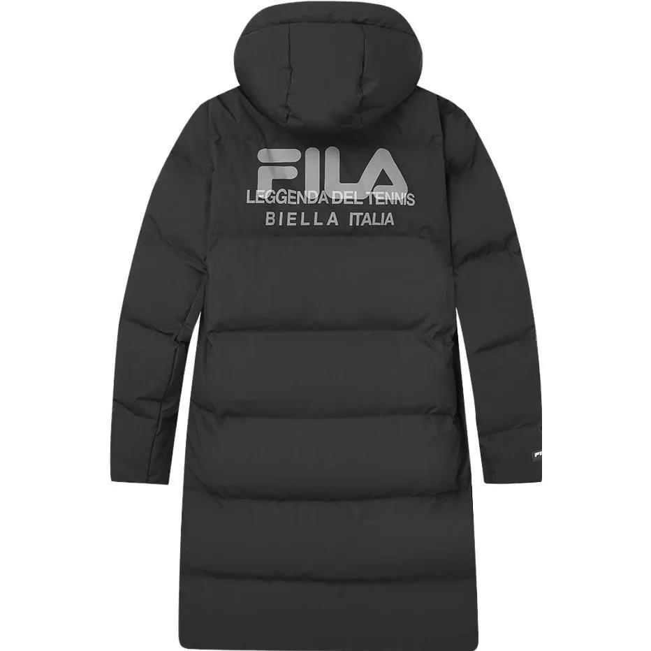 Fila ORIGINALE Мужская пуховая куртка Черный как смоль (унисекс) Пуховики F11M349907F BK
