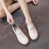 Женские белые туфли-лодочки из коровьей кожи весна-лето 2024 г.: Увеличивающие рост, Мягкая подошва, Облегающий крой, Универсальные