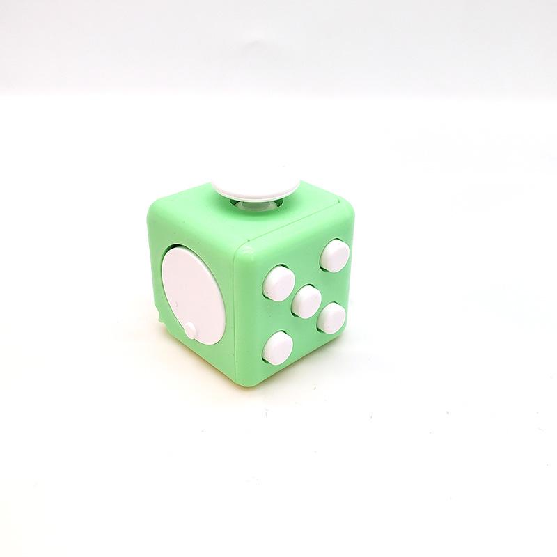 Six-Sided Finger Exercise Rubik's Cube: Hot Decompression Dice Toy