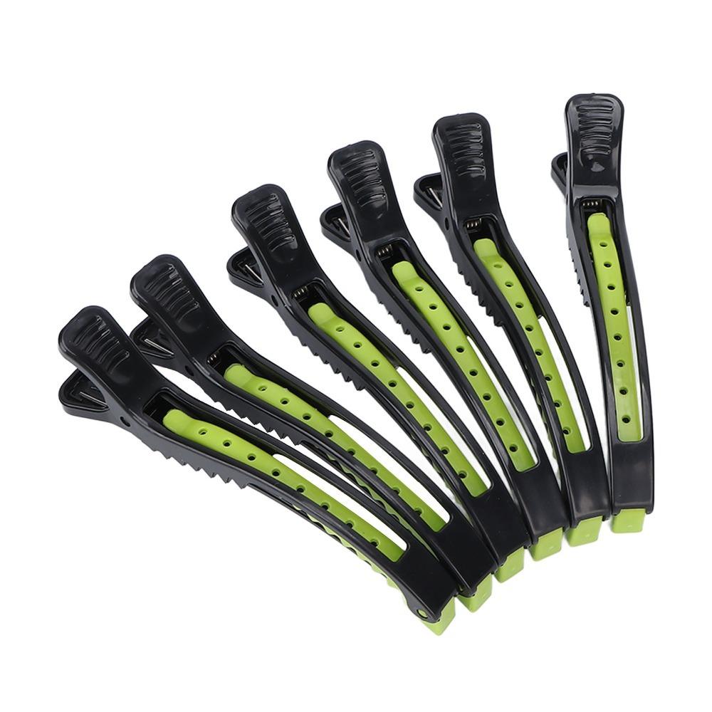 6 PCS Non Slip Sectioning Hair Clip Lightweight Salon Hair Clip Styling Tool Hair Clamp Home Salon