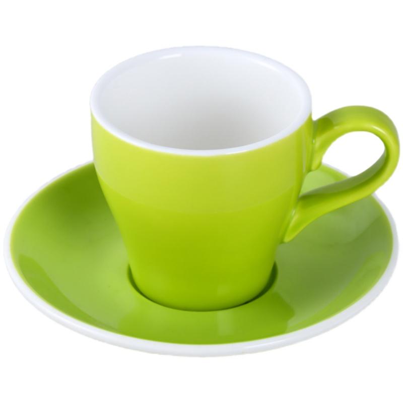 180 мл однотонная керамическая кружка с чашкой и блюдцем, американский изысканный набор для кофе латте, чашка и блюдце, простой домашний офисный набор для питья