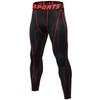 Sillictor Power Stretch Long Underwear Compression Tights Protection Moisture Wicking Quick Yc1060 Size XL Men's [UV + + Drying] Black/Red,