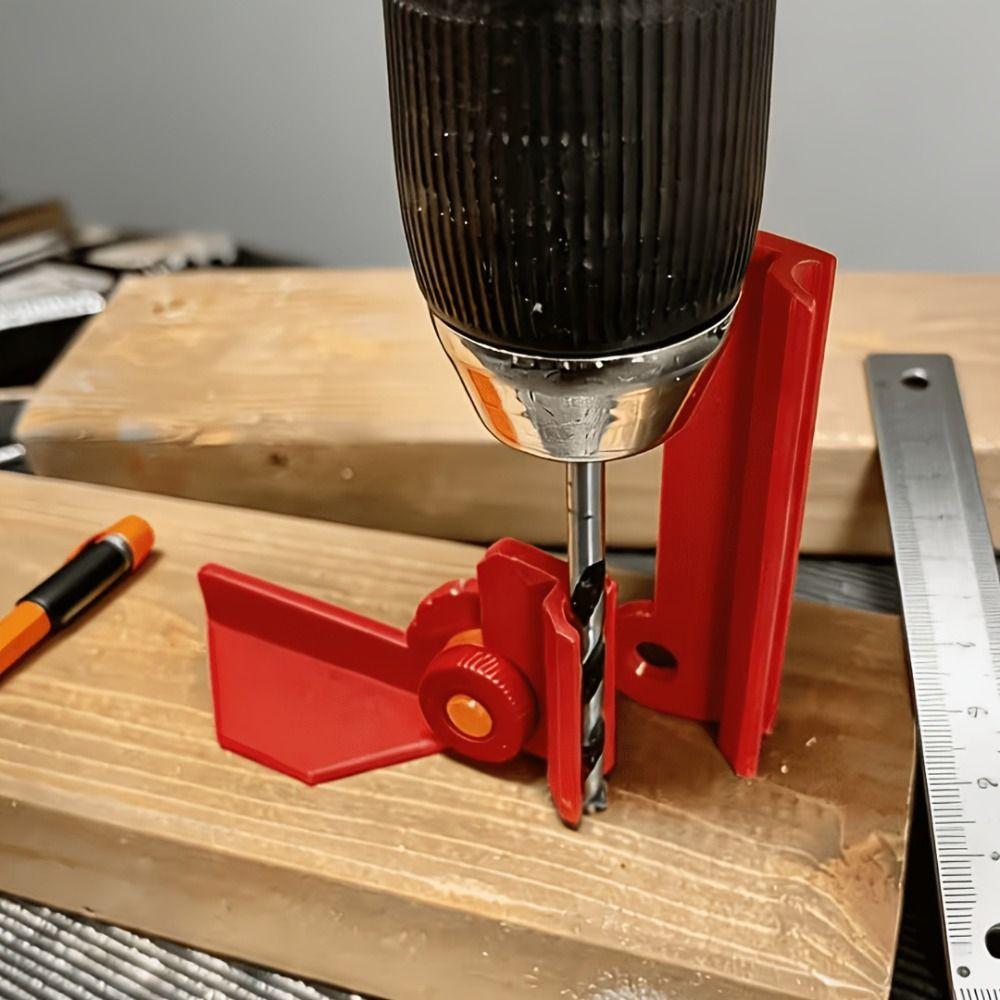 Adjustable Positioning Guide Rail 3D Printing Drill Guide Jig Drilling Guide Rail Carpentry