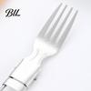 Corrosion Resistant Utensils Stainless Steel Folding Spoon Fork Cutter Straw Brush Foldable Flatware Outdoor Camping Picnic Hiking Collapsible Cutlery