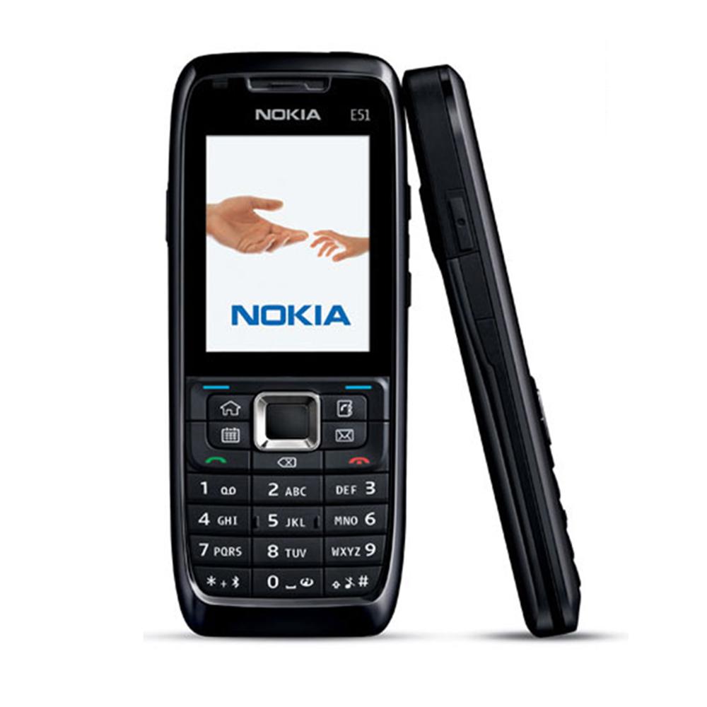 Восстановленный оригинальный мобильный телефон Nokia E51 с 1 SIM-картой