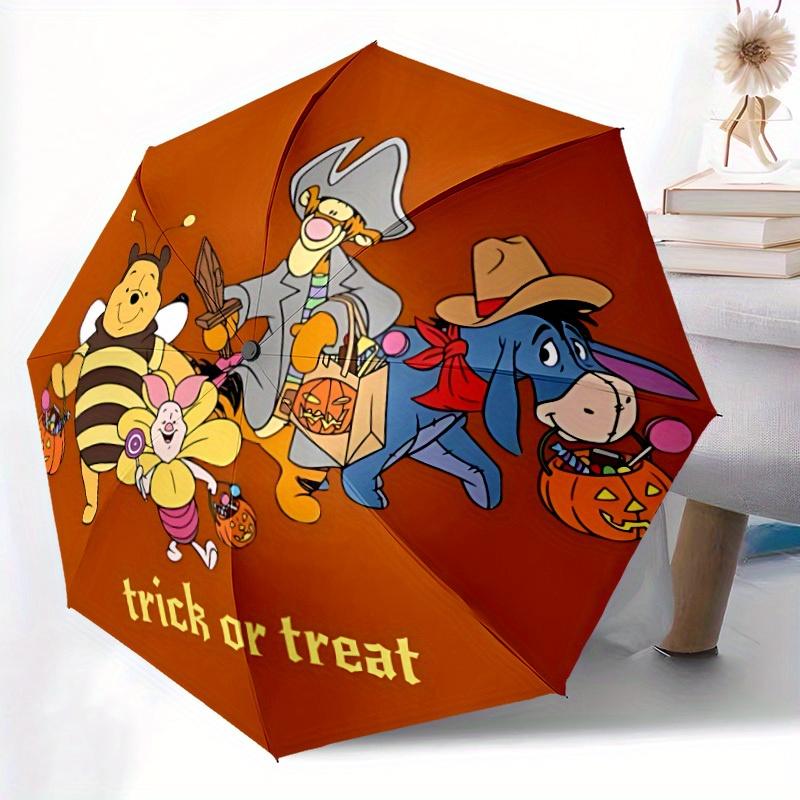 1pc Winnie the Pooh Automatic Open/close Folding Umbrella, Compact Portable Travel Umbrella, Perfect Gift for FriendsCute Umbrella yy250812042