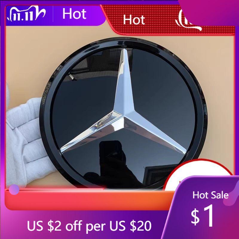 CFX1 2025 Hot New 2025 For Mercedes Benz Grill Badge Flat Mirror Front Emblem For Mercedes-Benz A Class W176 A180 A200 A260 2013 2014