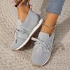 Fashion Brown Knit Breathable Sneakers Shoes Women New Soft Sole Platform Flats Woman Plus Size 36-43 Non Slip Casual Shoes