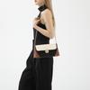 Retro Color Block Shoulder Bag 2024 New Trend Street Style Pu Material Medium Size