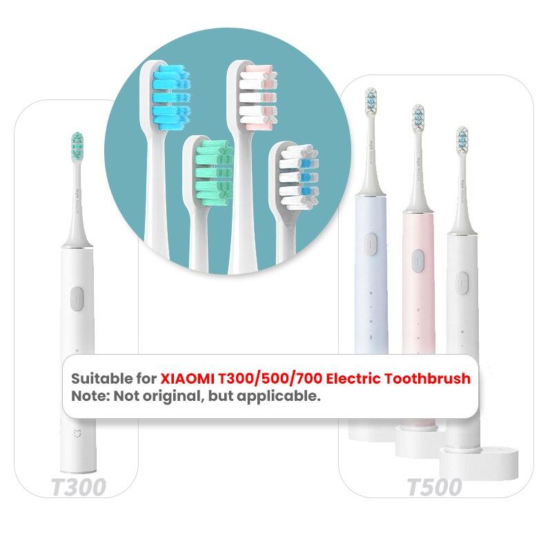 Replacement Brush Heads For Xiaomi Mijia T300/T500/T700 Sonic Electric Toothbrush Soft Bristle Nozzles