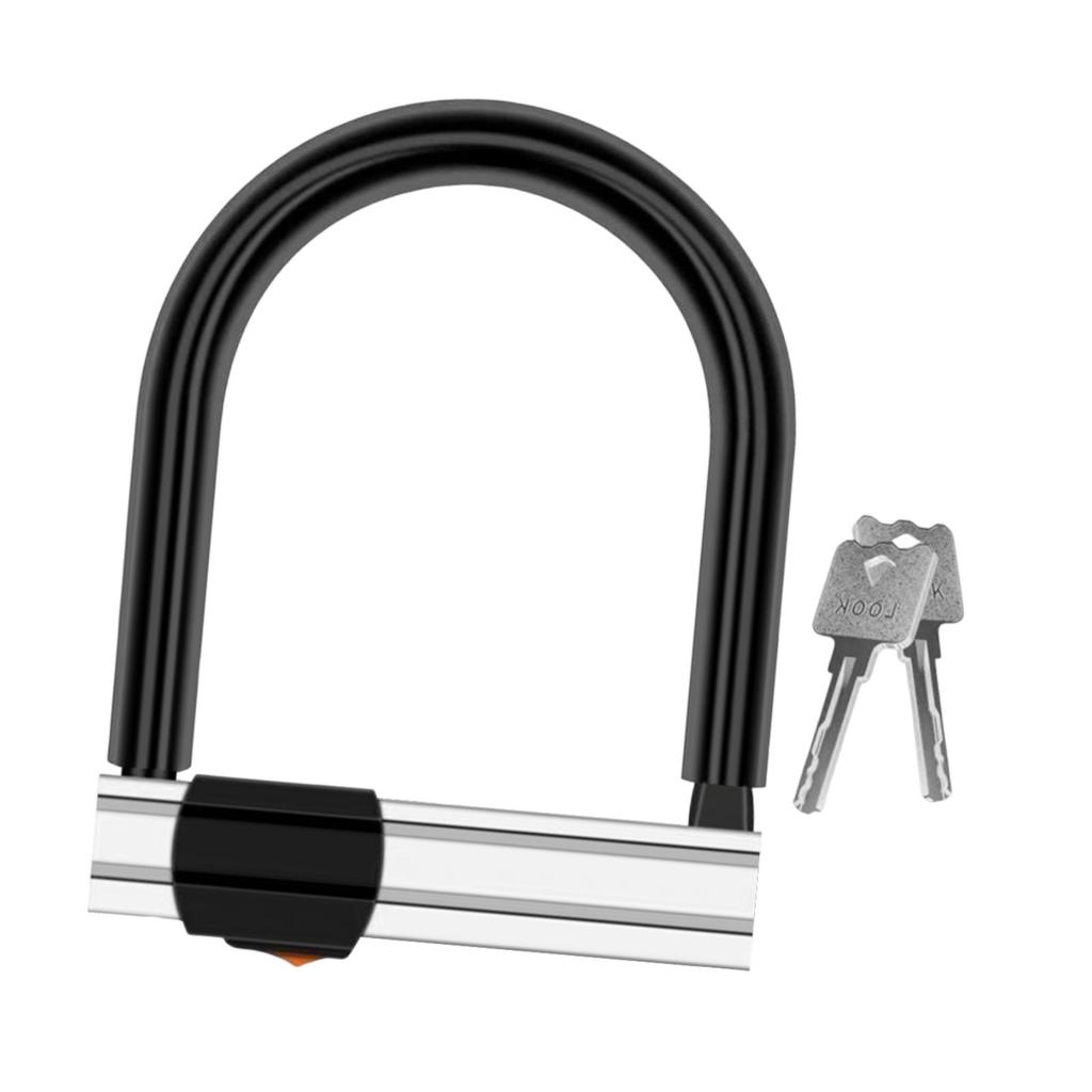 Electric Bike U Shape Lock Motorcycle Lock Hydraulic Cutter Resistant Lock Dustproof Waterproof Scooter Tricycle Cycling Lock