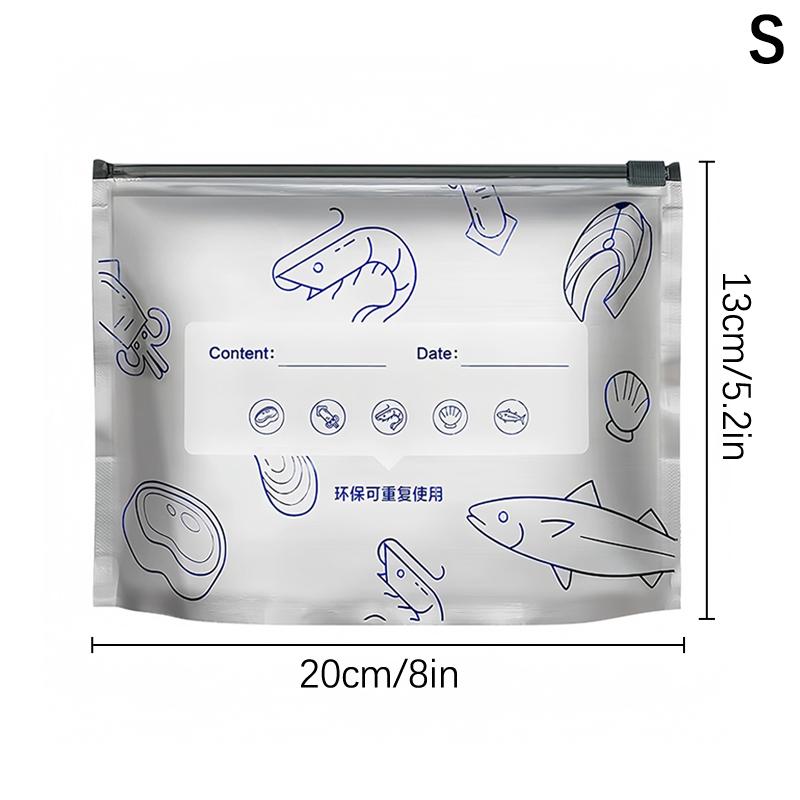 10 шт. Пакеты из алюминиевой фольги для сохранения свежести, самозаклеивающиеся, многоразовые упаковочные пакеты, светонепроницаемые, утолщенные пакеты для хранения продуктов, пакеты для хранения фруктов