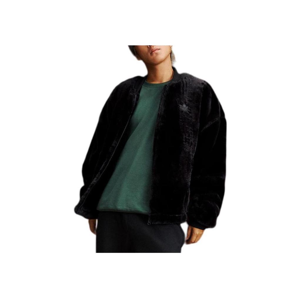 adidas Куртка Originals Fur FW24 с длинным рукавом на молнии спортивная куртка унисекс куртка черная JD3776