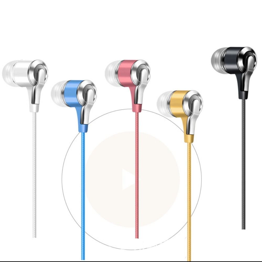 Проводная гарнитура 3,5 мм вкладыши микрофон портативные наушники