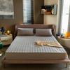 Soft Thicken Quilted Mattress Cover Anti-bacterial Anti-mite Bed Mattress Pad Protector Cover Bed Cover Not Included Pillowcase