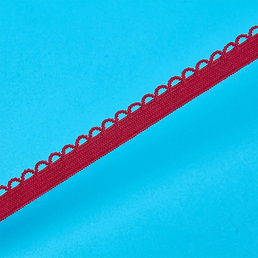 Эластичная лента эластичное кружево 0,9 см полумесяц нижнее белье плечевой ремень зубчатый край лента