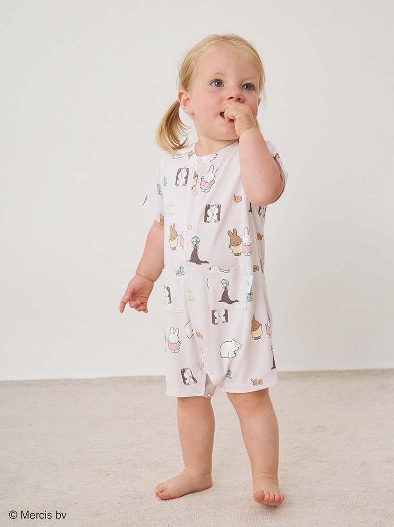 DickBruna BABY Print Romper PBCO254417 PNK 80 [Gelato Pique] Cool-to-the-touch All-over