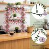 67" Artificial Flowers Vines Garland Fake Morning Glory Hanging Vines Faux Silk Spring Floral Garland for Mantel Wall Fence Wedding Banquet Decor
