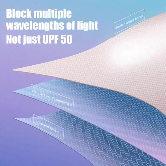 Ventilation Design Uv Protection Ring Made From High-quality Polyester Fiber 1 Pc