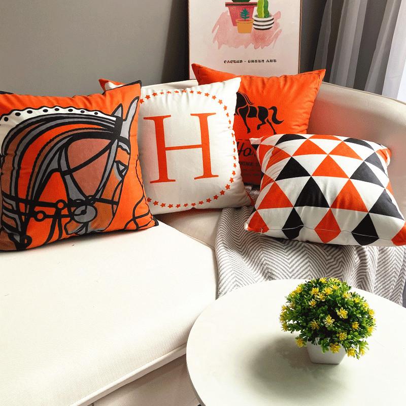 Дом Скандинавский Чехол для диванной подушки Чехол для подушки для дивана Автомобильный Утолщенный Короткий Плюшевый Чехол для подушки Без наволочки