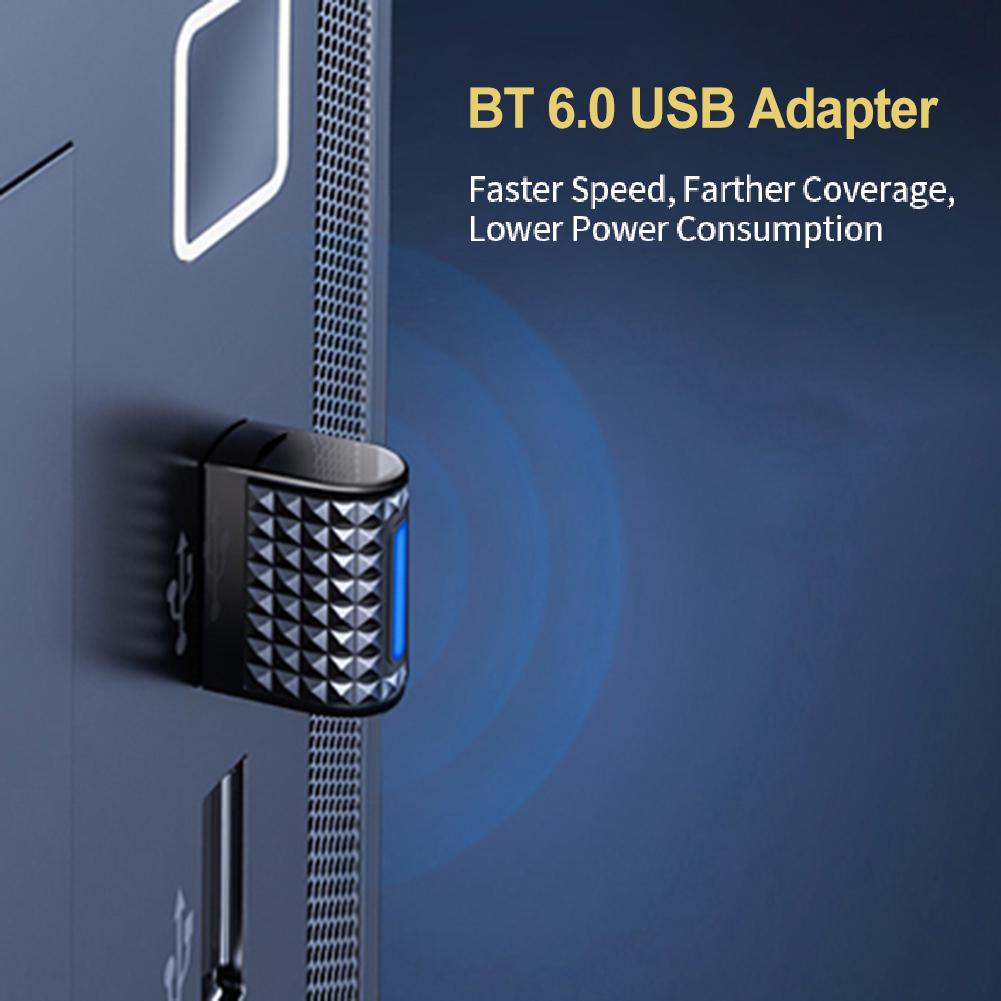 1-5 шт. Адаптер BT 6.0 USB BT Адаптер Plug and Play Беспроводной BT Передатчик Приемник для ПК Динамик Беспроводная мышь Клавиатура