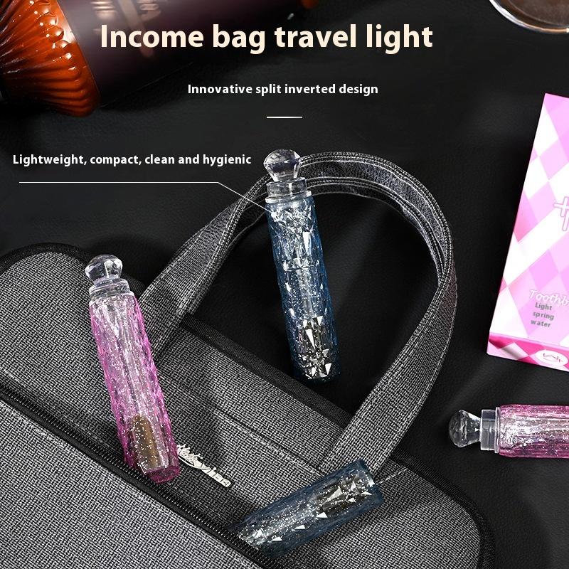 1/2 Pcs Toothbrush Soft Bristled Toothbrush Lipstick Detachable Handle For Men And Women Travel Size Dental Care Tool