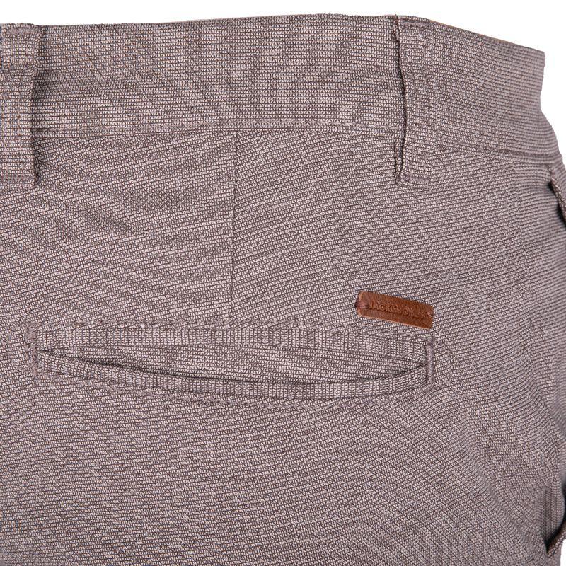 Коричневые брюки-чиносы из парусины Мужское JACK & JONES