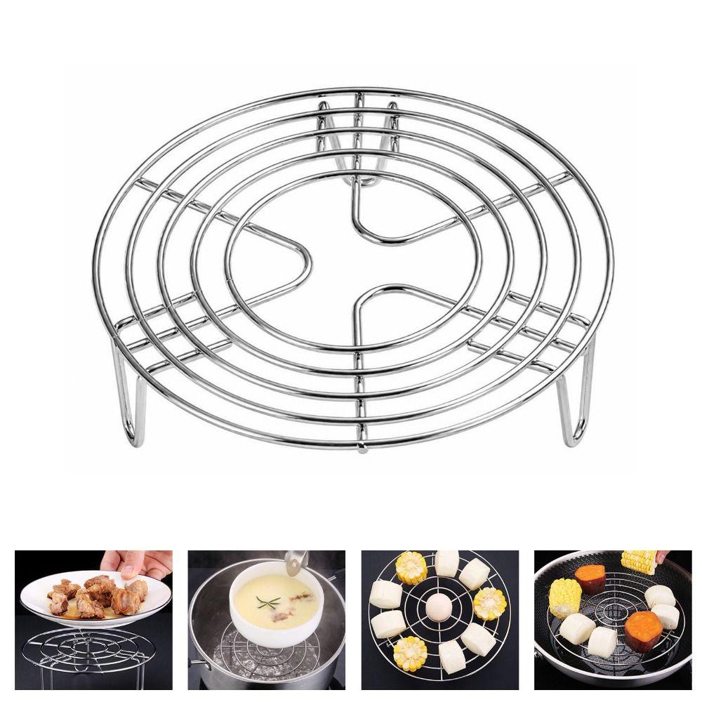 Stainless Steel Steamer Rack Round Cooling Rack Durable Pot Steamer Insert Meal Prep