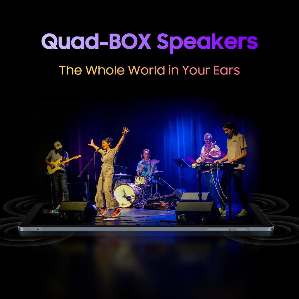 Refurbished Blackview Tab 15 Pro Tablet 10.5inch 14GB RAM 256GB ROM 8280mAh PC Mode Widevine L1