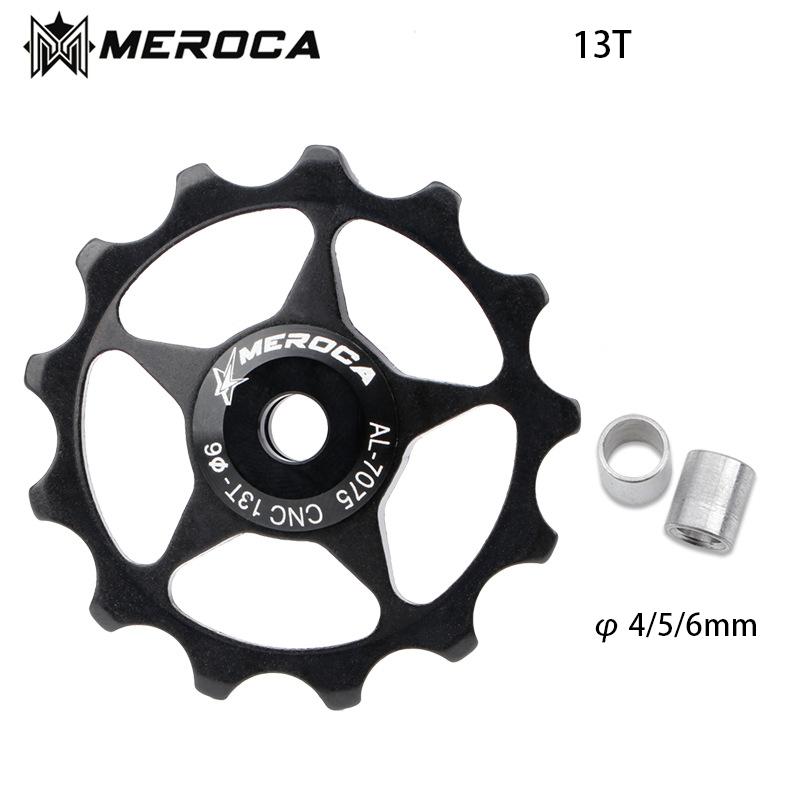 MEROCA 11T 13T MTB Велосипед Задний Переключатель Направляющее Колесо Стальной Подшипник Шкив Алюминиевый Дорожный Велосипед Ролик для Shimano Sram