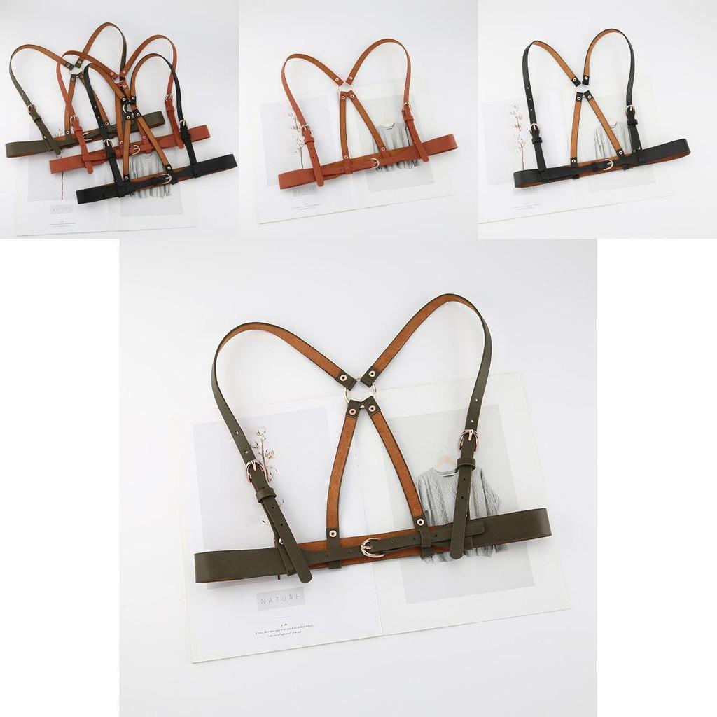 Fashion Solid Color Shoulder Strap Design Women Belt For Party