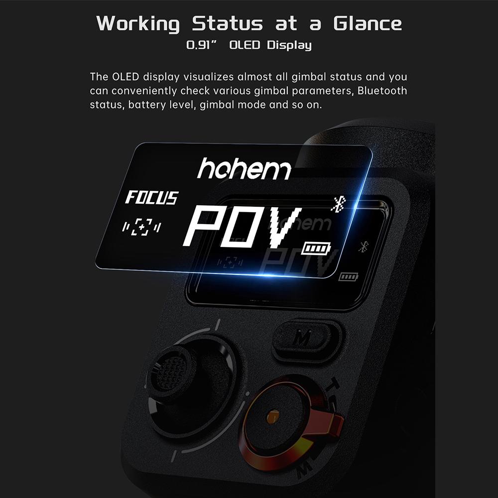 Hohem iSteady M6 3-осевой стабилизатор для смартфона, антивибрационный стабилизатор для телефона, подвес для видеоблога, вращающийся на 360 градусов