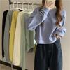 Small People Long-sleeved Short T-shirt Female Spring and Autumn Design Niche Tops Bm Sweater Fan Fashion Retro Versatile Sweatshirt