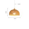 Nordic Wabisabi Rattan Led Pendant Light Dining Room Bedroom Balcony Chandelier Loft Hanging Lamps Home Decoration Lustre Lamp