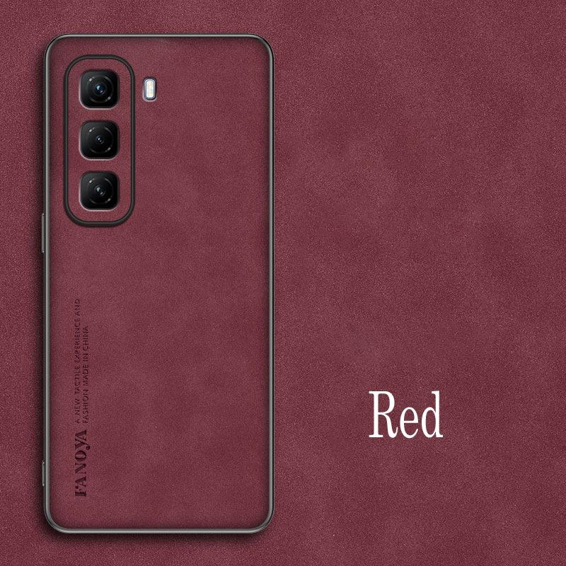 Роскошный противоударный силиконовый чехол из овчины для Infinix Hot 50 40 Hot50 Hot40 Pro Plus 50i 40i HOT50I 4G
