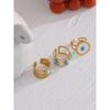 Yhpup Stainless Steel Fashion Summer Open Adjustbale Ring for Women Cheap Trendy Charm Stone Ring Jewelry Accessories