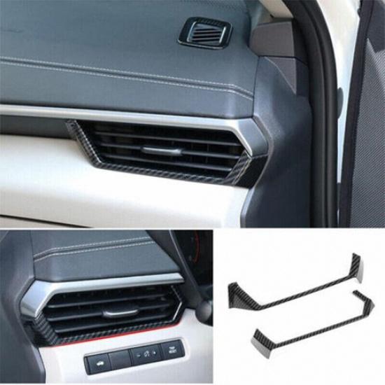 For Nissan Altima - Carbon Fiber Console L&R Air Outlet Vent Trim 2pcs
