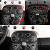 Настоящее твердое сухое углеволокно для Abarth 595 695 595C 695C 2012-2022 2023 2024 Fiat 500 500C 2008-2024 AC Цифровой/Ручной климат