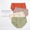 Women's Antibacterial, Seamless, Mid-rise, Breathable, Cute, Triangular Panties for Summer