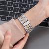 Ремешок из нержавеющей стали для Apple Watch Ultra1/2/3 49 мм Металлический браслет для iWatch 11 10 9 8 SE3 46 мм 45 мм 41 42 мм 40 мм 44 мм Бизнес-ремешок