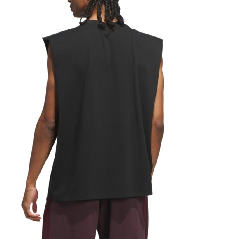 Men's Adidas T Shirts Unisex Black Crew Neck Moderate
