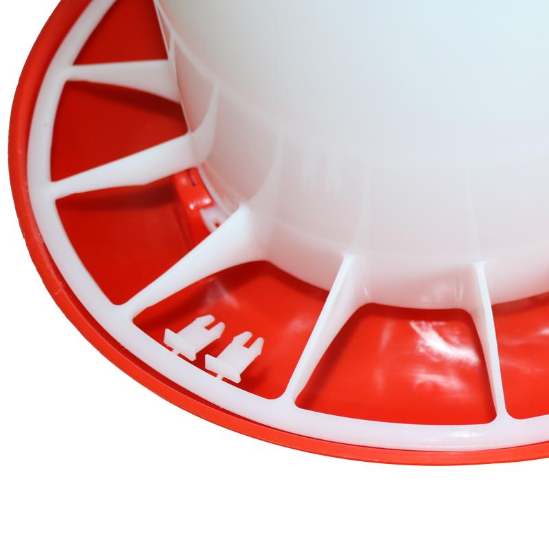 5kg Lid Chicken feeding bucket Farming tool Pheasant Quality Chickens ducks and quail dove Bird Feeder Safe hanging flat