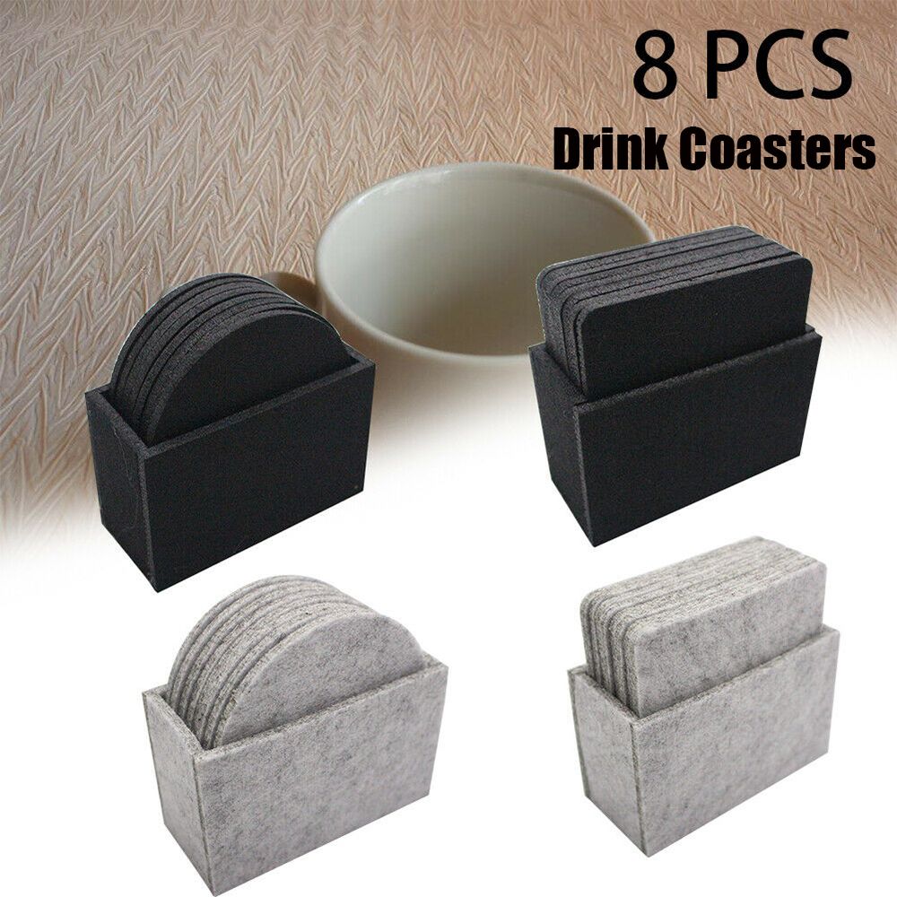 Home Heat Resisten Absorbent Coaster Cup Mat Pad Heat Resistent Cup Costers Drink Coasters Cup Mat