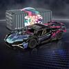 1280Pcs  Supercar 1:14 Car Toy Brick Puzzle Building Block Boy Toy